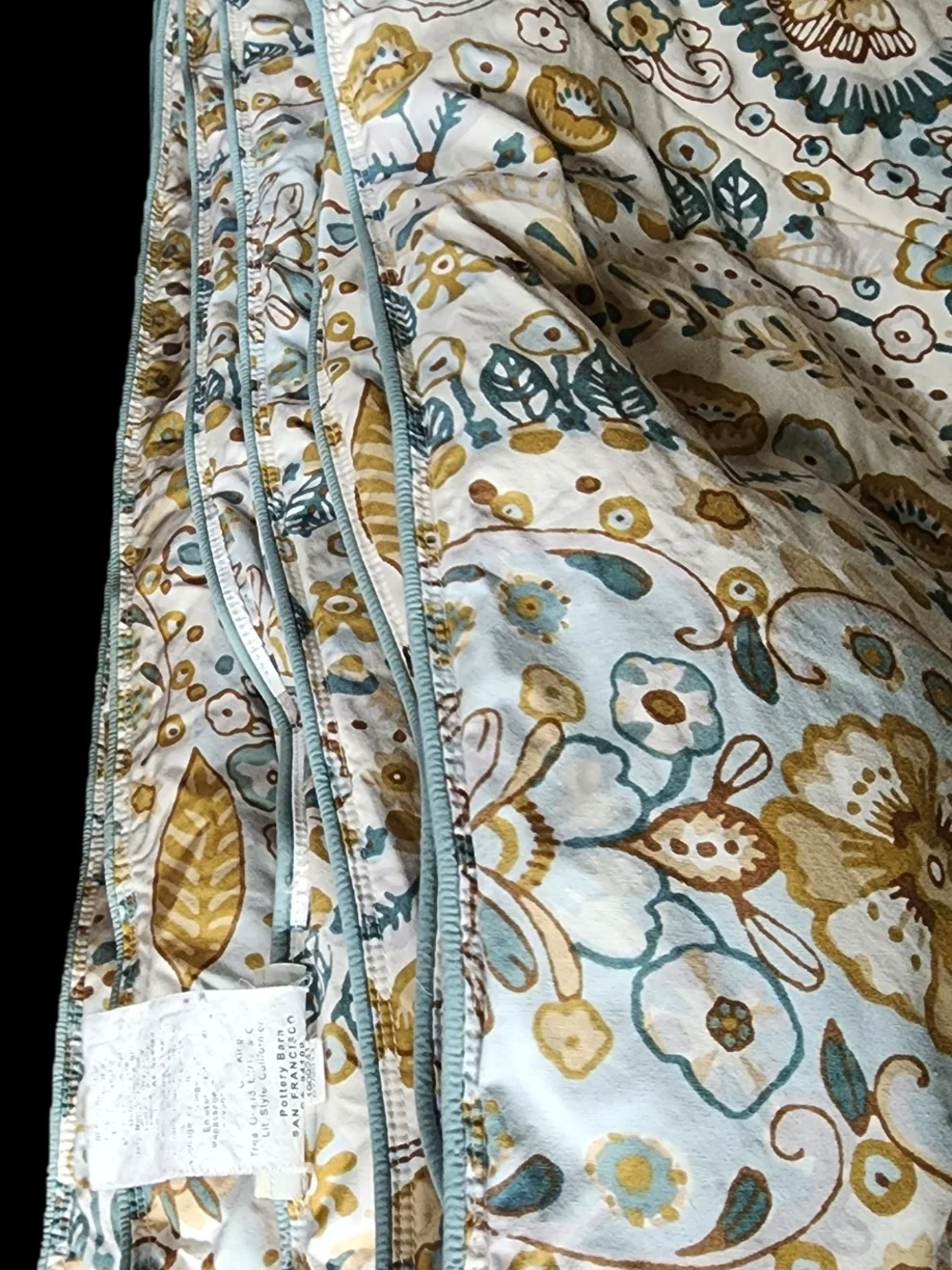 Pottery Barn soft floral
